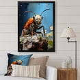 thumbnail image 1 of Designart "Concrete Ant Urban Explorer I" Animals Ant Picture Framed Wall Art Living Room, 1 of 5