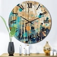 thumbnail image 1 of Designart "Considering the Possibilities III" Minimalism Oversized Wall Clock, 1 of 5