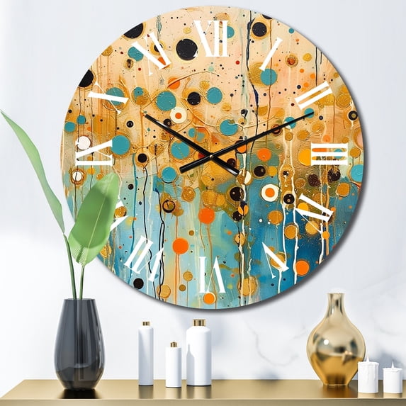 Designart "Considering the Possibilities V" Minimalism Oversized Wall Clock