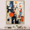 thumbnail image 1 of Designart "Constructed Horizons in Constructivism VII" Abstract Floater Framed Wall Decor, 1 of 7