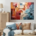 thumbnail image 1 of Designart "Constructed Horizons in Constructivism XIV" Constructivism Canvas Art Print, 1 of 5