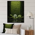thumbnail image 1 of Designart "Contemplation In A Zen Garden Through Meditation" Meditation Floater Framed Wall Art Prints, 1 of 5