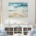 thumbnail image 1 of Designart "Contemporary Beach In Beige And Blue Hues I" Coastal Ocean Wall Decor, 1 of 7
