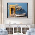 thumbnail image 1 of Designart "Contemporary Scenic Coastal Photography" Coastal Windows Floater Framed Wall Decor, 1 of 5