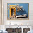 thumbnail image 1 of Designart "Contemporary Scenic Coastal Photography" Coastal Windows Floater Framed Wall Decor, 1 of 1