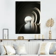thumbnail image 1 of Designart "Contemporary Urban Structure" City Buildings Wall Art Living Room, 1 of 7