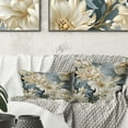 thumbnail image 1 of Designart "Contemporary Victorian Flourish: Modern Pattern I" Floral Printed Throw Pillow, 1 of 1