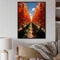 thumbnail image 1 of Designart "Contemporary Vineyard Scenery IV" Landscape & Nature Floater Framed Wall Art Living Room, 1 of 7