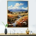 thumbnail image 1 of Designart "Contrasting Aspects Of The Volcano I" Volcano Floater Framed Canvas Prints, 1 of 5
