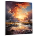 thumbnail image 1 of Designart "Contrasting Cloud Dramas I" Landscape & Nature Metal Wall Decor, 1 of 1