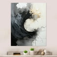 thumbnail image 1 of Designart "Contrasting euphony II" Abstract Spirals Metal Wall Decor, 1 of 5
