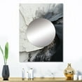 thumbnail image 1 of Designart "Contrasting euphony III" Abstract Mirror Wall Decor - Modern Beige Abstract Large Mirror For Wall Art Decor - 32" x 24" Inch, 1 of 5