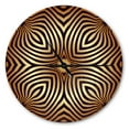 thumbnail image 1 of Designart 'Convex Symmetrical Ellipse ' Modern wall clock, 1 of 3