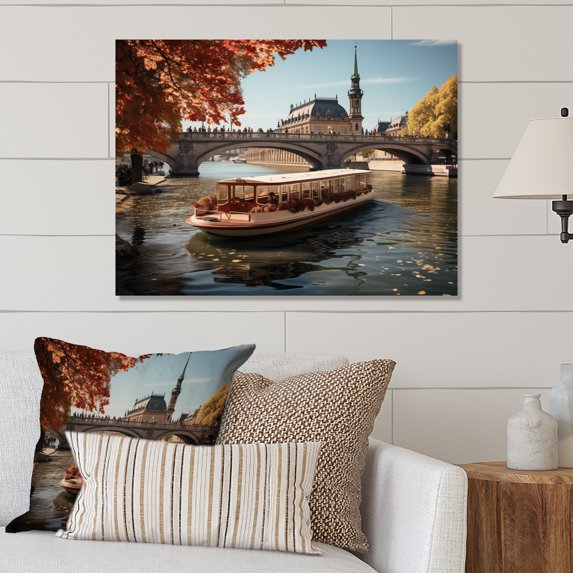Designart "Copenhagen Denmark s Picturesque Canal City III" Cityscapes Metal Wall Art Prints