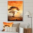 thumbnail image 1 of Designart "Core Of African Flora II" Tree African Floater Framed Canvas Prints, 1 of 5