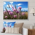 thumbnail image 1 of Designart "Cornflowers landscape IV" Floral Floater Framed Wall Art Living Room, 1 of 7