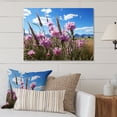 thumbnail image 1 of Designart "Cornflowers landscape IV" Floral Metal Art Living Room, 1 of 5