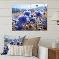 thumbnail image 1 of Designart "Cornflowers landscape VIII" Floral Metal Wall Decor, 1 of 5