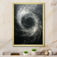 thumbnail image 1 of Designart "Cosmic Current Spiral In Black" Abstract Spirals Picture Framed Canvas Prints, 1 of 1