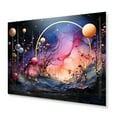 thumbnail image 1 of Designart "Cosmic composition I" Abstract Collages Metal Wall Art, 1 of 5