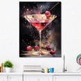 thumbnail image 1 of Designart "Cosmo Cosmos In A Glass III" Cocktails Canvas Prints, 1 of 7
