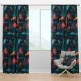 thumbnail image 1 of Designart 'Costal Life Form II' Animals Blackout Curtain Panel, 1 of 4