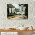 thumbnail image 1 of Designart "Cottage Atmosphere on Laundry Day" Illustration Wall Art - Modern White Laundry Entryway Wall Art Print, 1 of 4