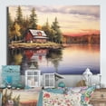 thumbnail image 1 of Designart "Cottage Hideaway Secluded Charm" Countryside Metal Wall Decor, 1 of 5