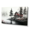 thumbnail image 1 of Designart Cottage On The Lake III Canvas Wall Art, 1 of 5