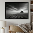 thumbnail image 1 of Designart "Country Charm Of The Black And White Barn" Barn Picture Framed Canvas Prints, 1 of 5