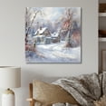 thumbnail image 1 of Designart "Country Home Winter Charm II" Winter Landscape Wall Art Prints, 1 of 7