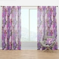 thumbnail image 1 of Designart 'Country Roses With Pattern' Mid-Century Modern Curtain Panel, 1 of 4