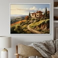 thumbnail image 1 of Designart "Country beauty Tuscan Splendor" Landscapes Floater Framed Wall Decor, 1 of 7