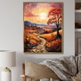 thumbnail image 1 of Designart "Countryside Autumnal Orchard Collage I" Landscape & Nature Floater Framed Canvas Print, 1 of 7