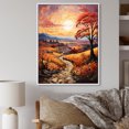 thumbnail image 1 of Designart "Countryside Autumnal Orchard Collage I" Landscape & Nature Floater Framed Canvas Print, 1 of 7