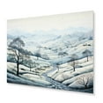 thumbnail image 1 of Designart "Countryside Grey Simplicity Landscape III" Countryside Metal Art Print, 1 of 1