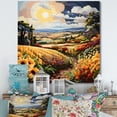 thumbnail image 1 of Designart "Countryside Pastoral Collage III" Landscapes Canvas Art Print, 1 of 5