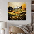 thumbnail image 1 of Designart "Countryside Reverie Painting I" Landscapes Canvas Print, 1 of 5