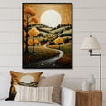 thumbnail image 1 of Designart "Countryside Reverie Painting V" Landscape & Nature Floater Framed Canvas Print, 1 of 7