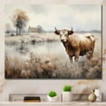 thumbnail image 1 of Designart "Cow In The pasture II" Animals Wall Decor, 1 of 5