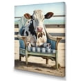 thumbnail image 1 of Designart Cow On A Chair III Canvas Wall Art, 1 of 5