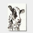 thumbnail image 1 of Designart 'Cow Portrait Country Life' Wildlife Canvas Art, 1 of 3