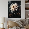 thumbnail image 1 of Designart "Cream Lotus Floral Dreams II" Floral Lotus Wall Art Print, 1 of 5