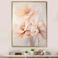 thumbnail image 1 of Designart "Cream Orange modern Still Lifes" Abstract Floater Framed Wall Decor, 1 of 7