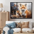 thumbnail image 1 of Designart "Creature Auburn Canine" Animals Floater Framed Wall Decor, 1 of 7
