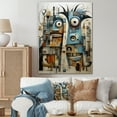 thumbnail image 1 of Designart "Creatures In Minimalist Form I" Monsters Canvas Prints, 1 of 7