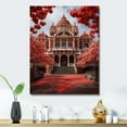 thumbnail image 1 of Designart "Crimson Opera House in Vietnam II" Vietnam Metal Wall Art, 1 of 2