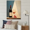 thumbnail image 1 of Designart "Crisp Cavas Sparkle" Wine Canvas Art Print, 1 of 7