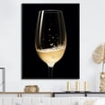 thumbnail image 1 of Designart "Crisp Crystal Champagne" Champagne Floater Framed Canvas Wall Art, 1 of 5