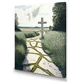 thumbnail image 1 of Designart Cross Status On Winding Path IV Canvas Wall Art, 1 of 5